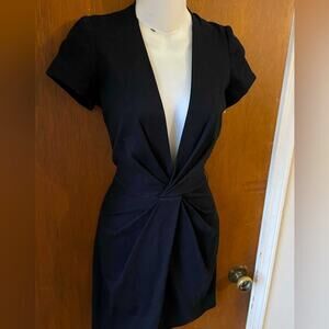 L’Agence origami pleat mini dress